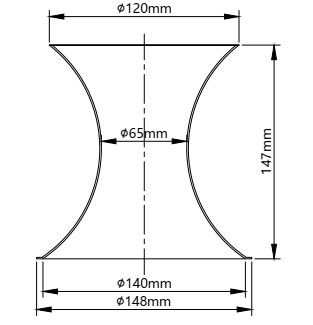Spinnende Filterkooi Venturi 148x120x147mm