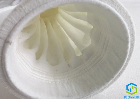 Verbindingsmanchet 12 Plooien 130mm Polyester Gevoelde Filterzakken