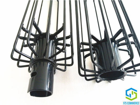 Twee van de de Kooidraai van de Sterfilter van de het Siliciumdeklaag van Gezamenlijke de Plooistukken Kooi 110mm van het het Vloeistaalstof van de Spinkooi de Collectorkooi