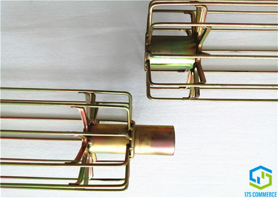 Van de de Bajonet Gezamenlijke Ster van de zinkdeklaag de Filterkooien Twee Stukken 138mm 12 Ray