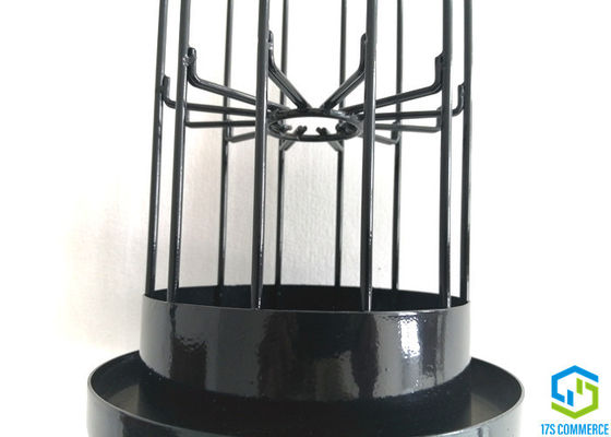 Dubbele van de de Sterfilter van de Draadspin van het de Kooisilicium van de de Deklaagplooi Kooi 120mm van de het Koolstofstaalzak van de Spinkooi het Huiskooi