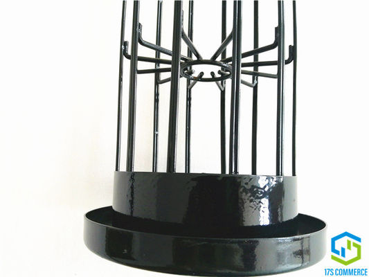 Dubbele Draad 110mm van de het Siliciumdeklaag van de Sterkooi de Plooikooi 12 van het de Kooistof van de Plooienspin de Collectorkooi