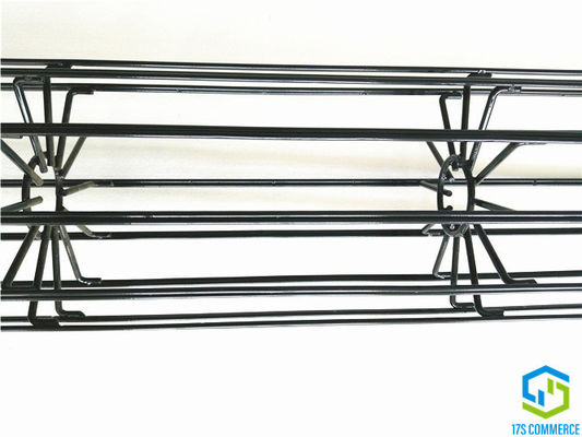 Dubbele Draad 110mm van de het Siliciumdeklaag van de Sterkooi de Plooikooi 12 van het de Kooistof van de Plooienspin de Collectorkooi