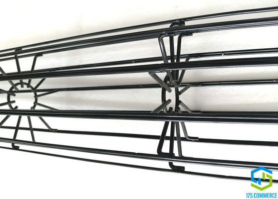 Verticale de Plooikooi in entrepot 120mm van Wire12 Ray Star Cage Silicon Coating van de het Koolstofstaalzak van de Spinkooi het Huiskooi