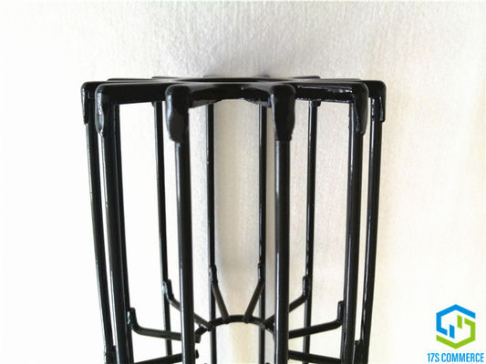 Van de de Sterfilter van de draadspin van het de Kooisilicium van de de Deklaagplooi Kooi 138mm van de het Vloeistaalzak van de Spinkooi het Huiskooi